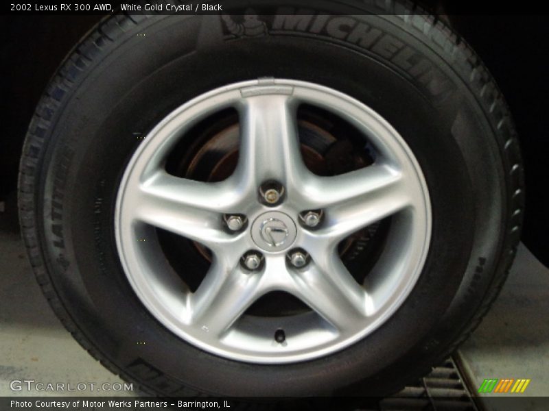 White Gold Crystal / Black 2002 Lexus RX 300 AWD