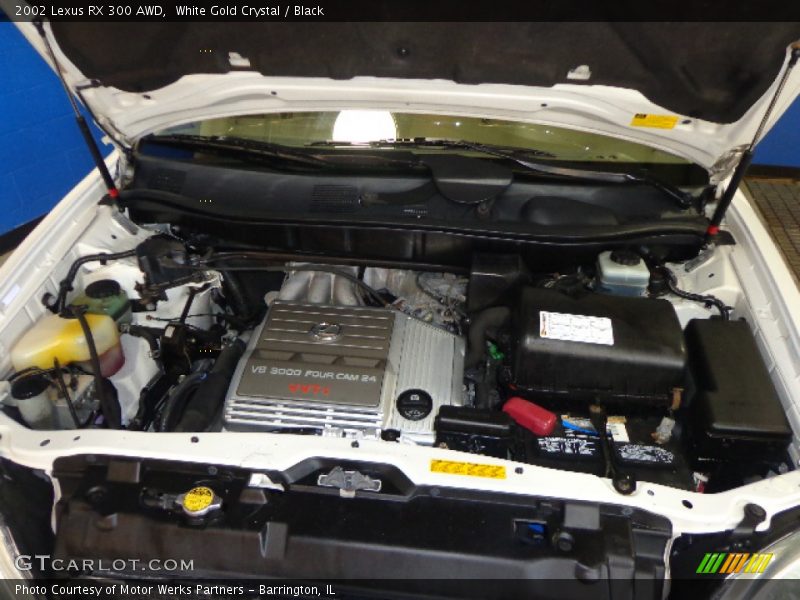 White Gold Crystal / Black 2002 Lexus RX 300 AWD
