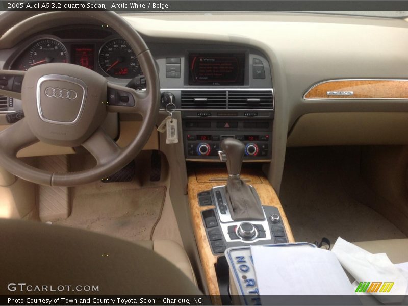 Arctic White / Beige 2005 Audi A6 3.2 quattro Sedan