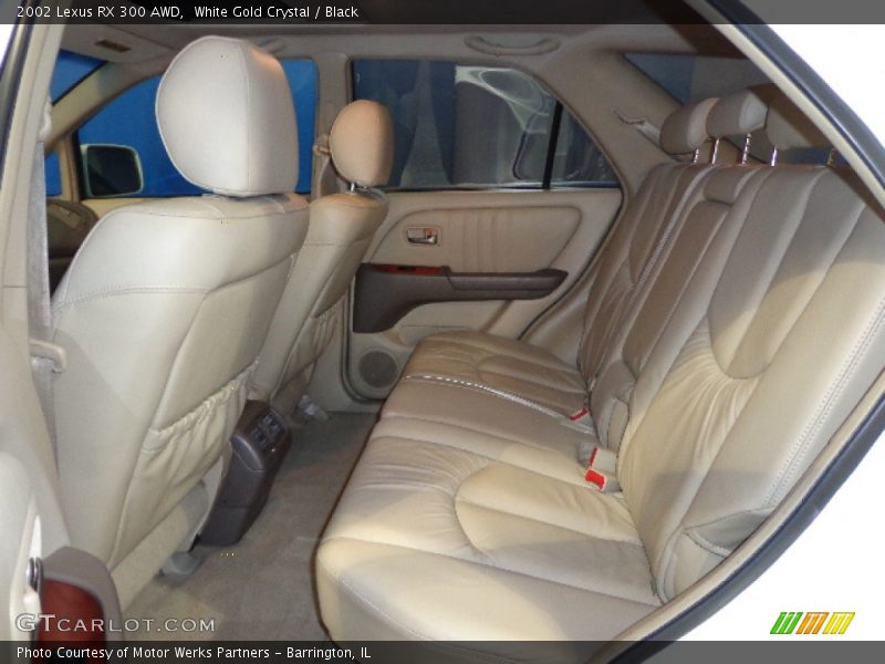 White Gold Crystal / Black 2002 Lexus RX 300 AWD