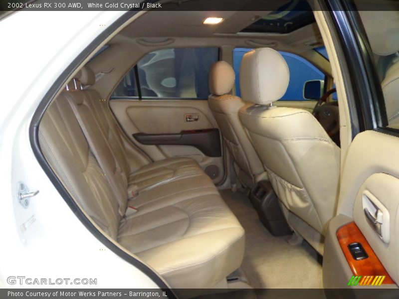 White Gold Crystal / Black 2002 Lexus RX 300 AWD