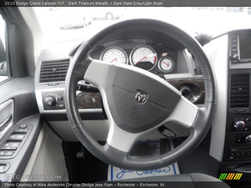 Dark Titanium Metallic / Dark Slate Gray/Light Shale 2010 Dodge Grand Caravan SXT