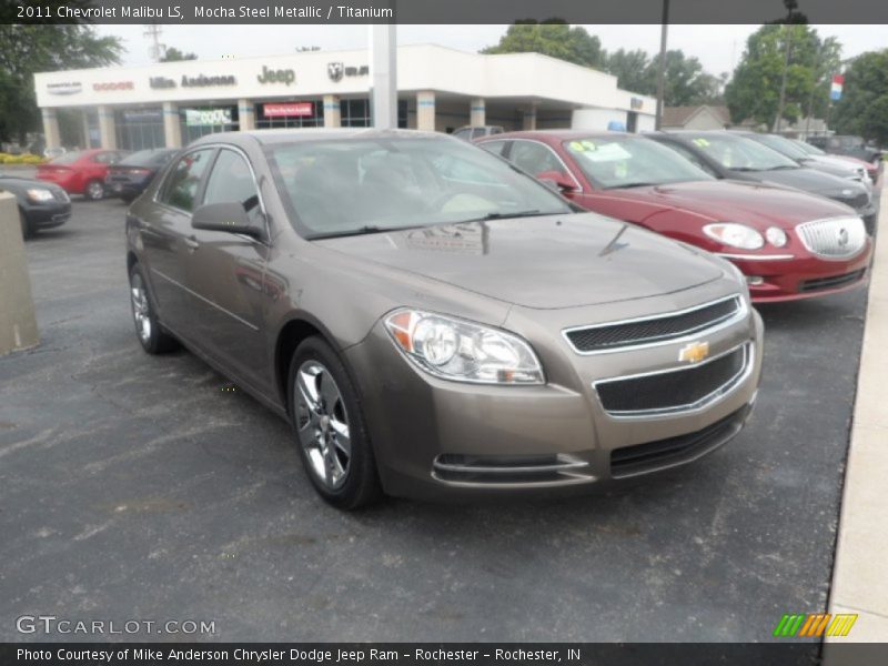 Mocha Steel Metallic / Titanium 2011 Chevrolet Malibu LS