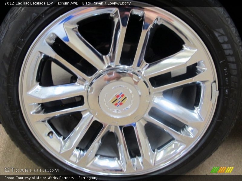 Black Raven / Ebony/Ebony 2012 Cadillac Escalade ESV Platinum AWD
