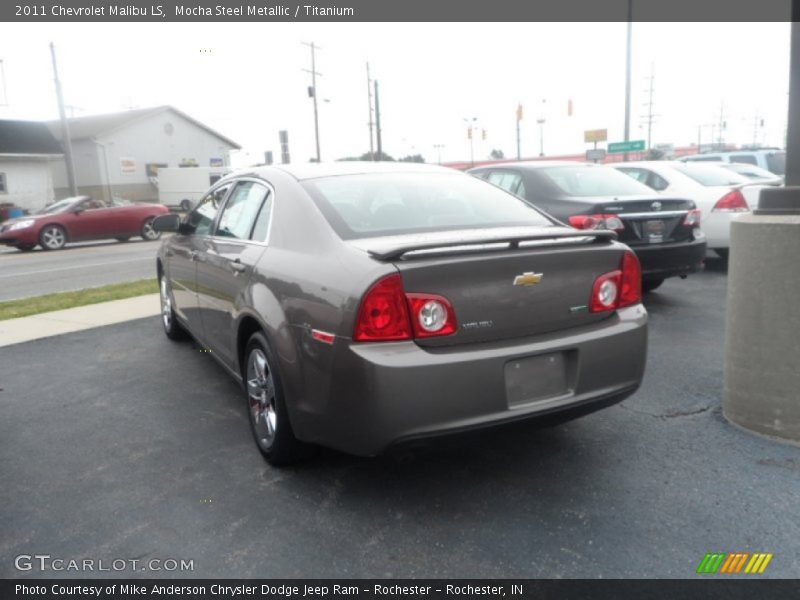 Mocha Steel Metallic / Titanium 2011 Chevrolet Malibu LS