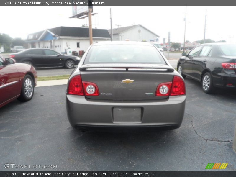 Mocha Steel Metallic / Titanium 2011 Chevrolet Malibu LS