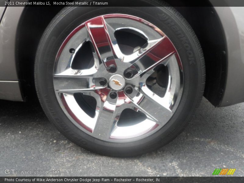 Mocha Steel Metallic / Titanium 2011 Chevrolet Malibu LS