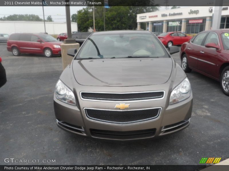 Mocha Steel Metallic / Titanium 2011 Chevrolet Malibu LS