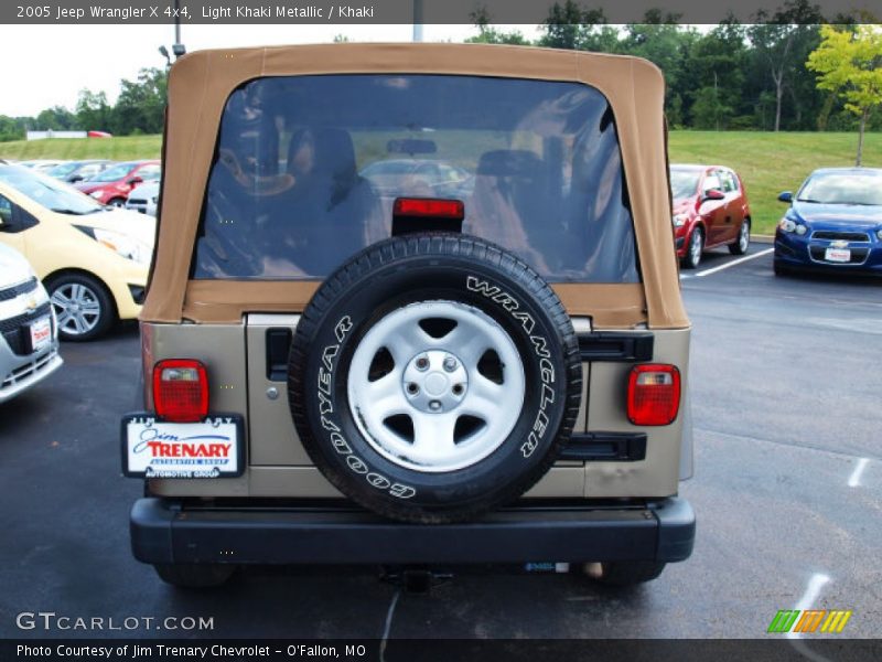 Light Khaki Metallic / Khaki 2005 Jeep Wrangler X 4x4