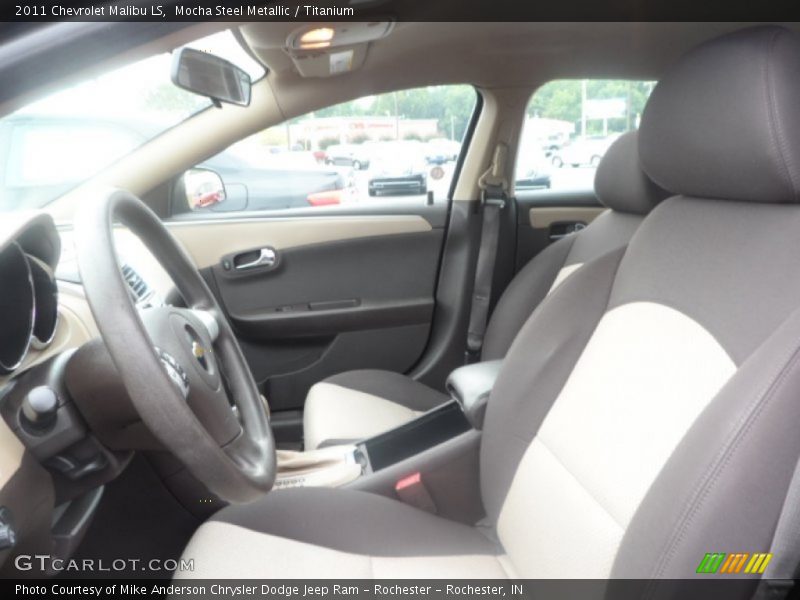 Mocha Steel Metallic / Titanium 2011 Chevrolet Malibu LS