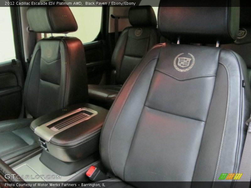 Black Raven / Ebony/Ebony 2012 Cadillac Escalade ESV Platinum AWD