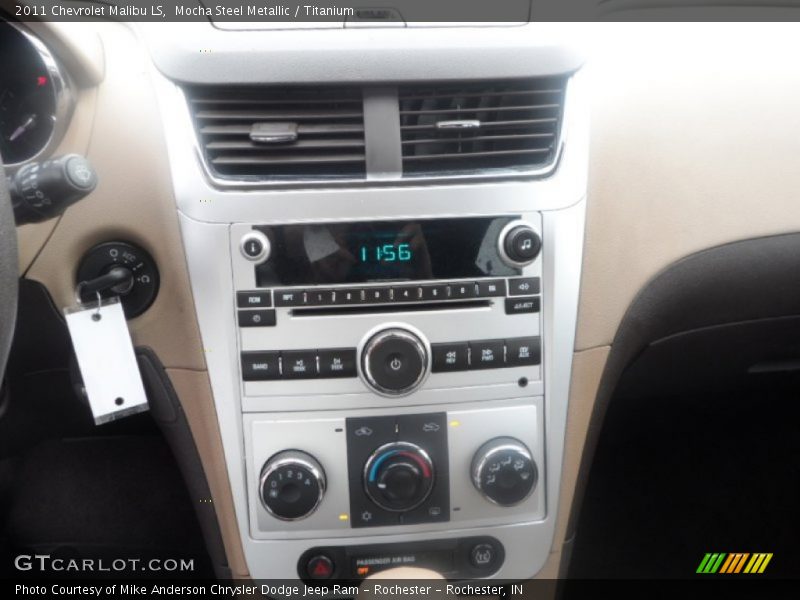 Mocha Steel Metallic / Titanium 2011 Chevrolet Malibu LS
