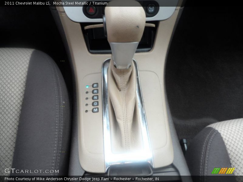 Mocha Steel Metallic / Titanium 2011 Chevrolet Malibu LS