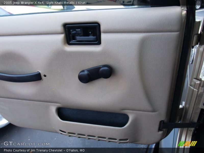 Light Khaki Metallic / Khaki 2005 Jeep Wrangler X 4x4