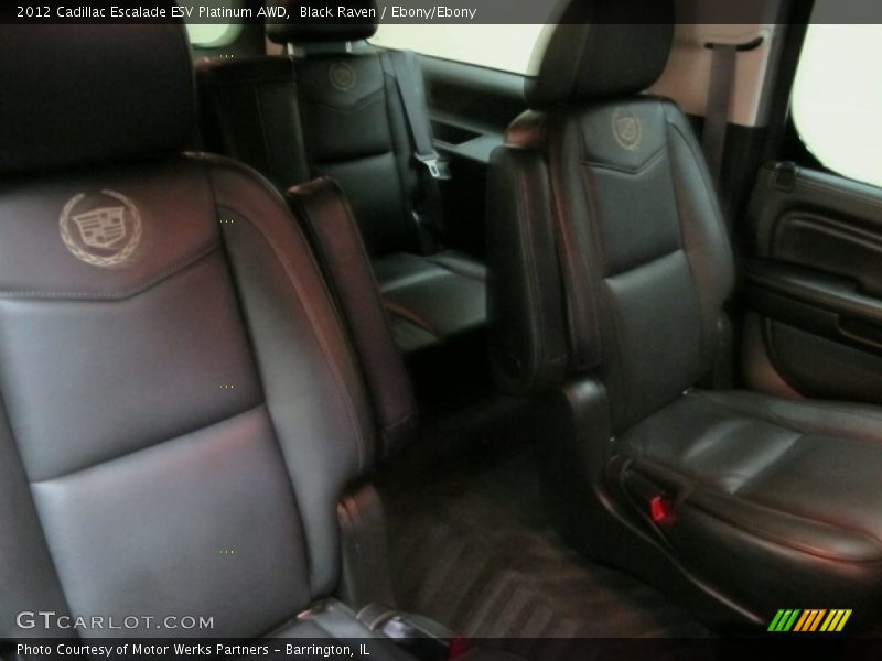 Black Raven / Ebony/Ebony 2012 Cadillac Escalade ESV Platinum AWD