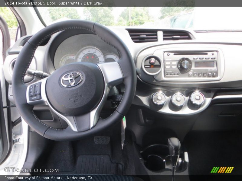 Dashboard of 2014 Yaris SE 5 Door