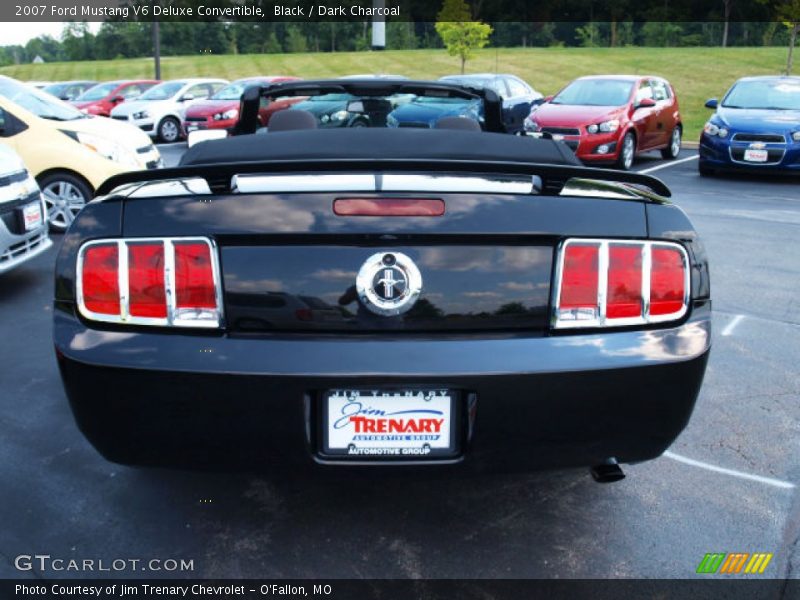 Black / Dark Charcoal 2007 Ford Mustang V6 Deluxe Convertible