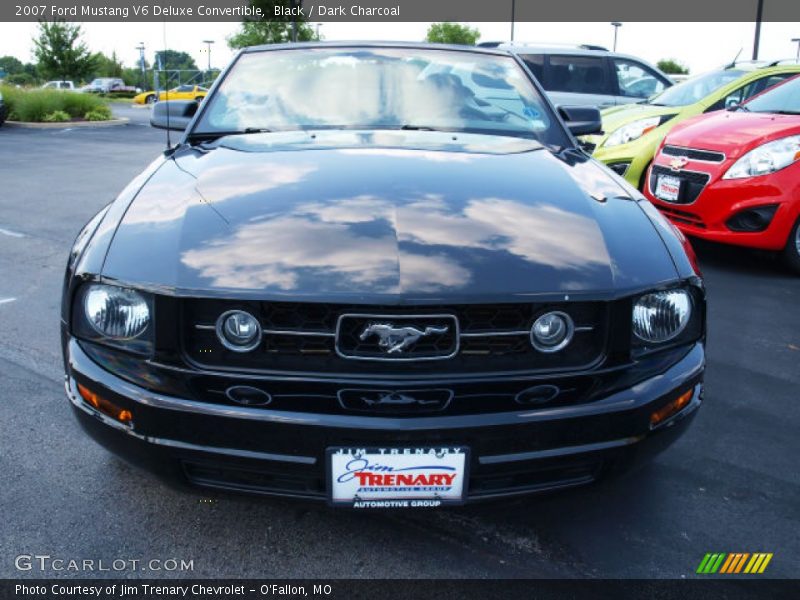 Black / Dark Charcoal 2007 Ford Mustang V6 Deluxe Convertible