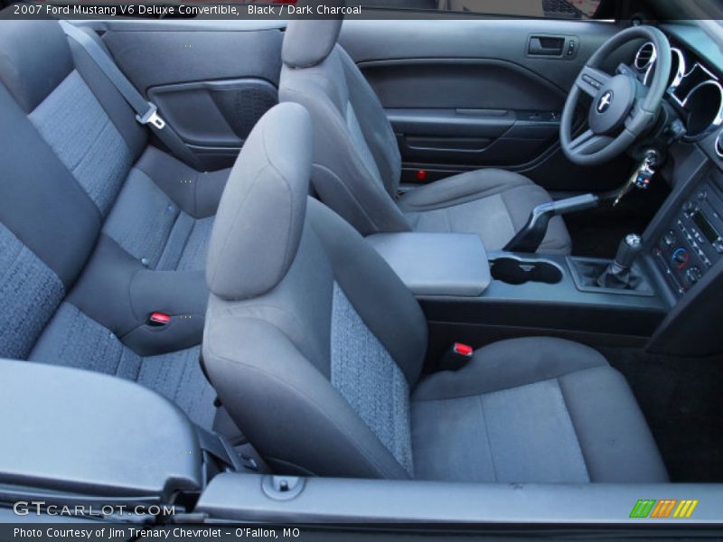 Black / Dark Charcoal 2007 Ford Mustang V6 Deluxe Convertible