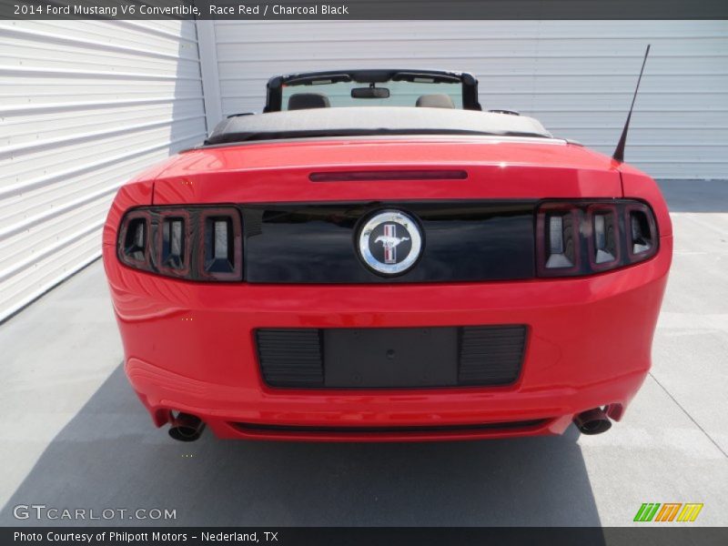 Race Red / Charcoal Black 2014 Ford Mustang V6 Convertible