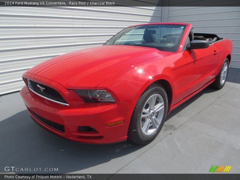 Race Red / Charcoal Black 2014 Ford Mustang V6 Convertible