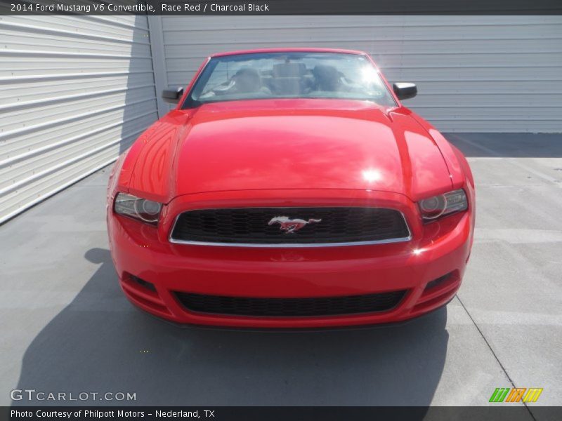 Race Red / Charcoal Black 2014 Ford Mustang V6 Convertible