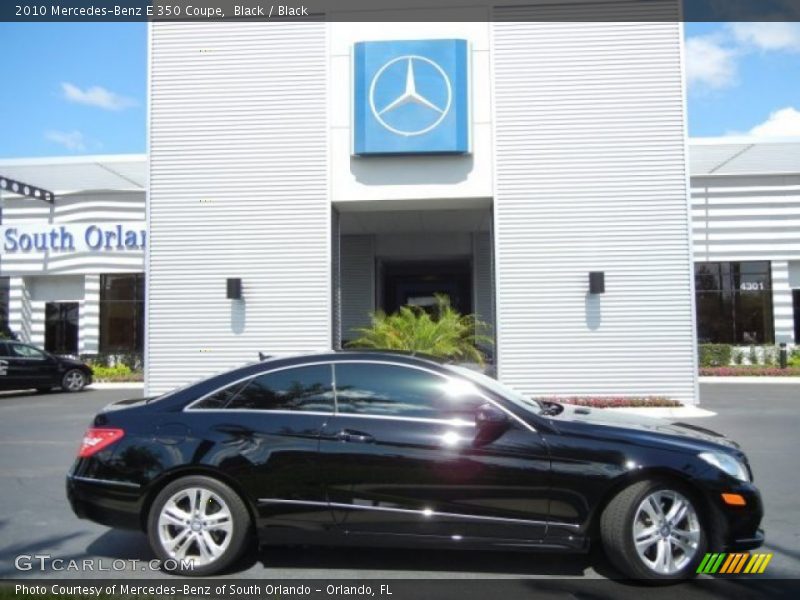 Black / Black 2010 Mercedes-Benz E 350 Coupe