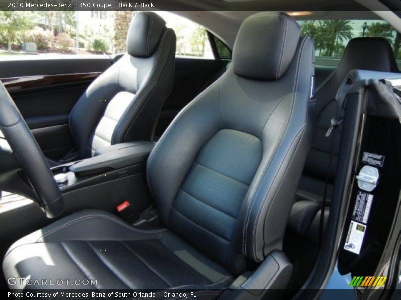 Black / Black 2010 Mercedes-Benz E 350 Coupe