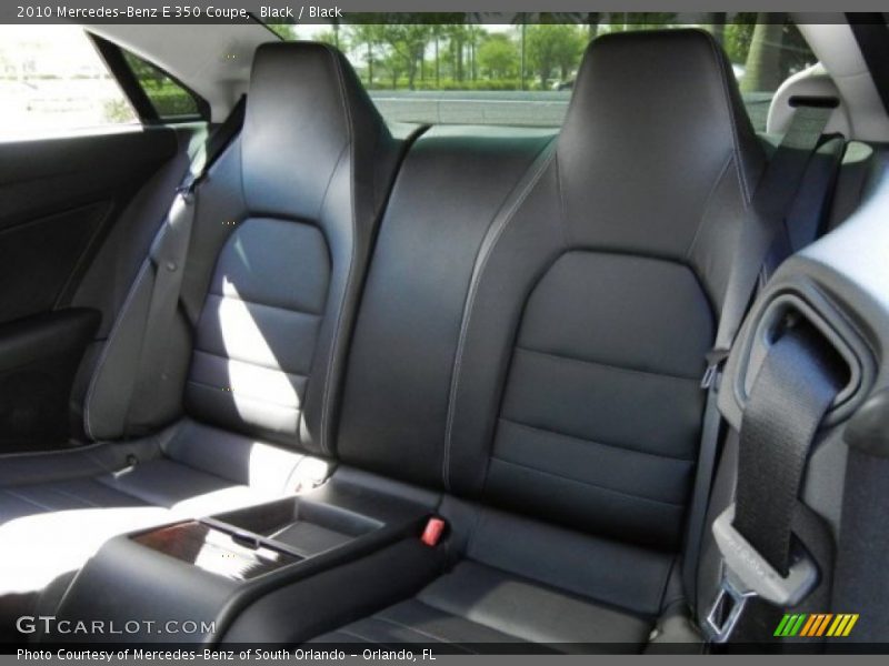 Black / Black 2010 Mercedes-Benz E 350 Coupe