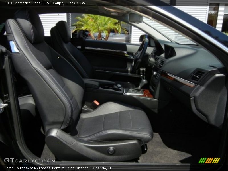 Black / Black 2010 Mercedes-Benz E 350 Coupe
