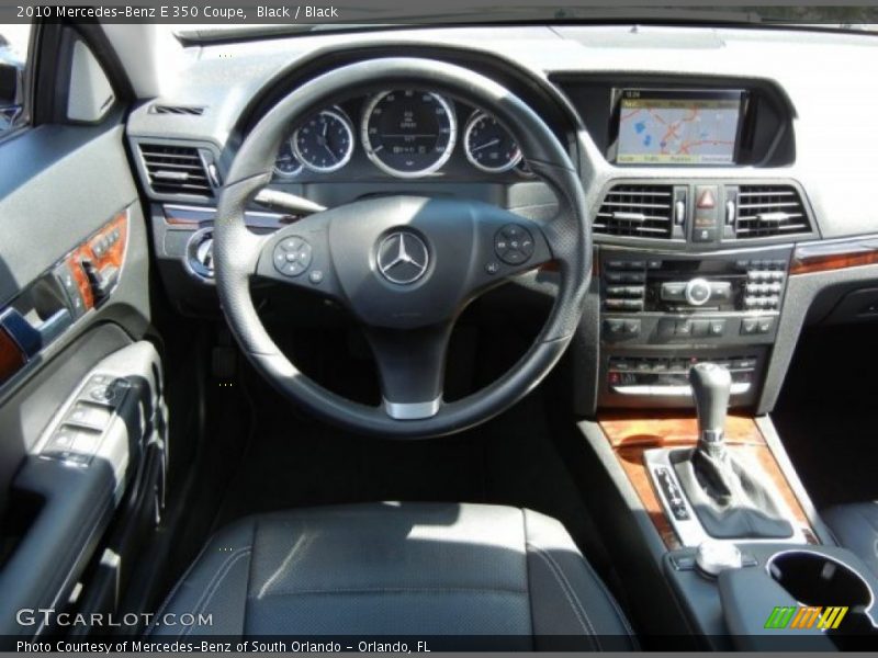 Black / Black 2010 Mercedes-Benz E 350 Coupe