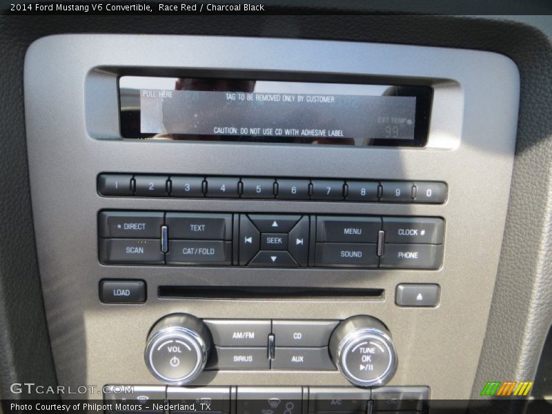 Race Red / Charcoal Black 2014 Ford Mustang V6 Convertible