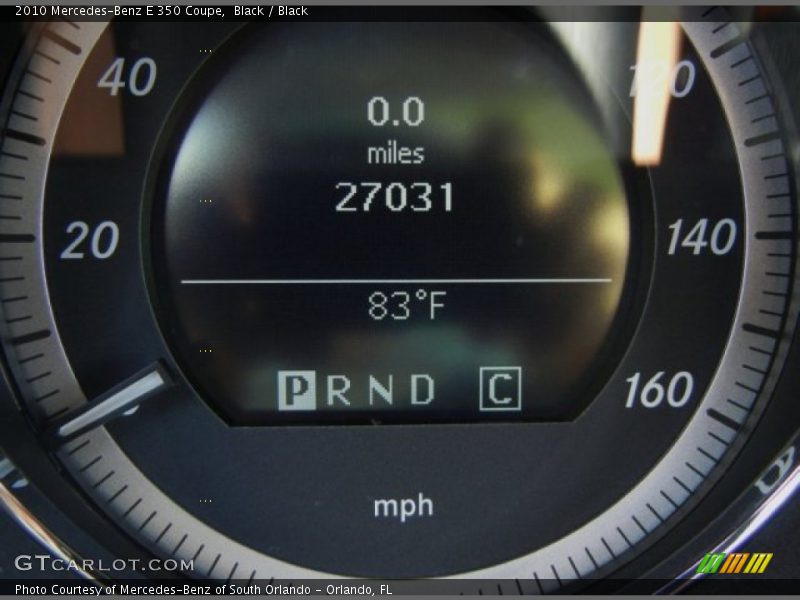 Black / Black 2010 Mercedes-Benz E 350 Coupe