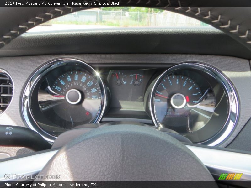 Race Red / Charcoal Black 2014 Ford Mustang V6 Convertible