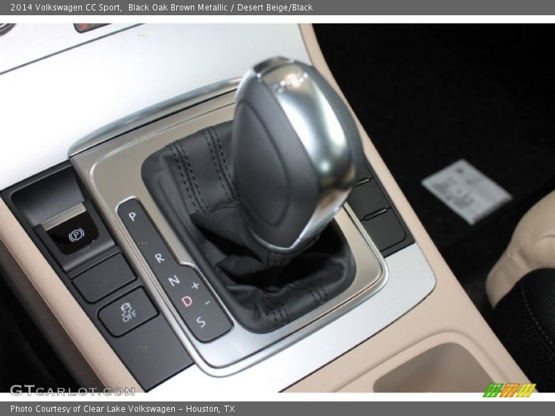 Black Oak Brown Metallic / Desert Beige/Black 2014 Volkswagen CC Sport