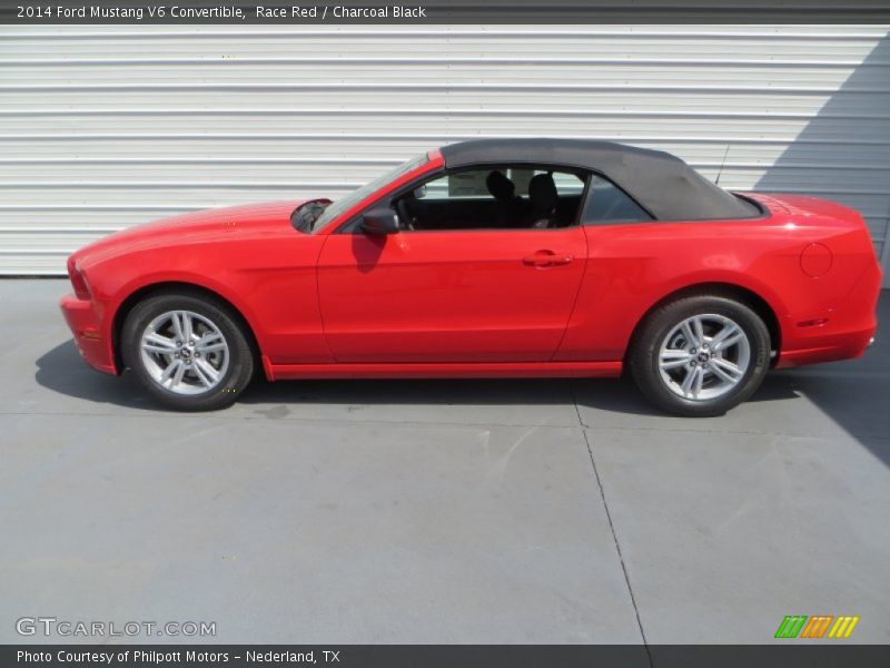 Race Red / Charcoal Black 2014 Ford Mustang V6 Convertible
