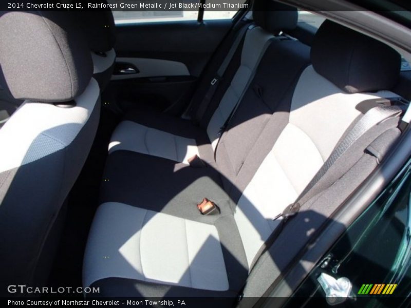 Rainforest Green Metallic / Jet Black/Medium Titanium 2014 Chevrolet Cruze LS