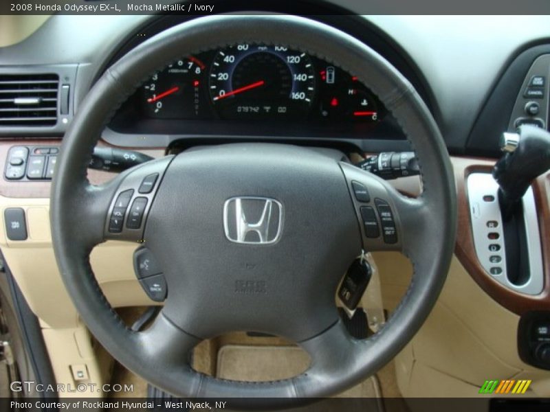 Mocha Metallic / Ivory 2008 Honda Odyssey EX-L