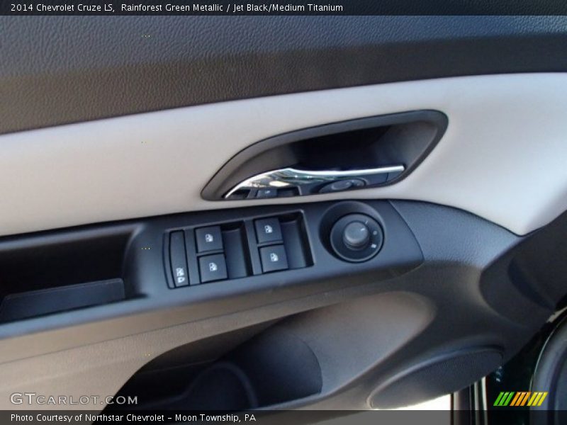 Rainforest Green Metallic / Jet Black/Medium Titanium 2014 Chevrolet Cruze LS