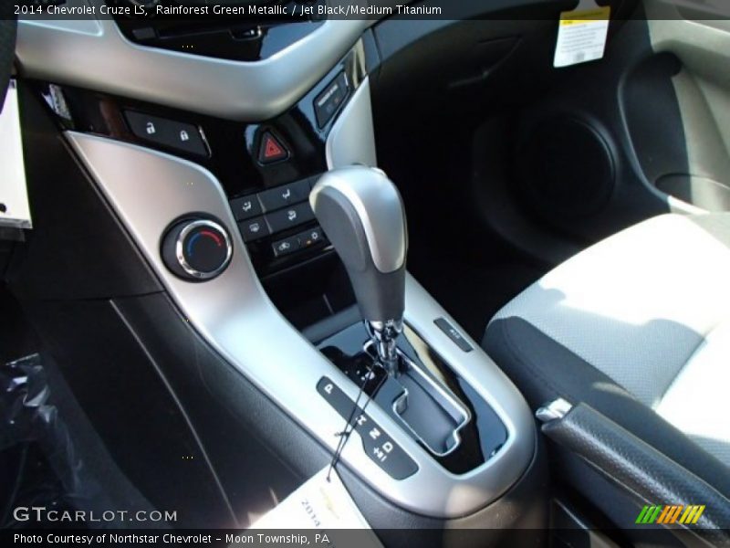 Rainforest Green Metallic / Jet Black/Medium Titanium 2014 Chevrolet Cruze LS