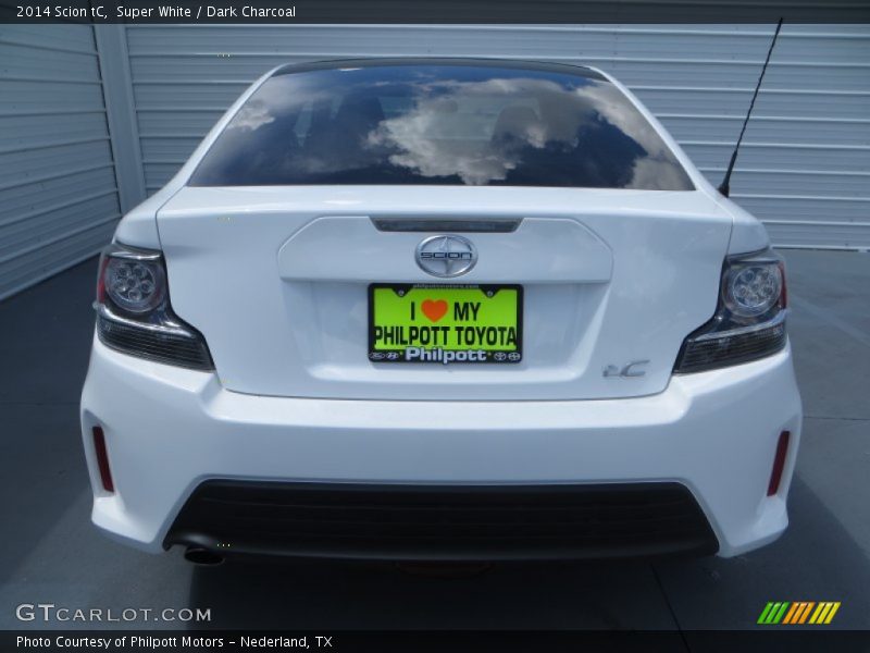Super White / Dark Charcoal 2014 Scion tC