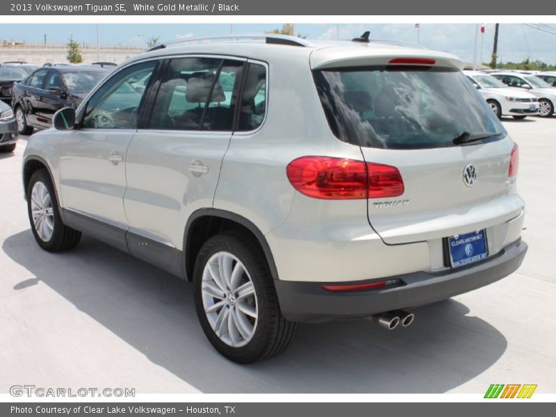 White Gold Metallic / Black 2013 Volkswagen Tiguan SE