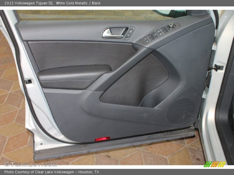 White Gold Metallic / Black 2013 Volkswagen Tiguan SE