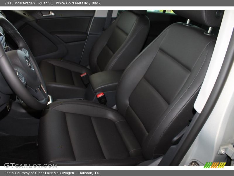 White Gold Metallic / Black 2013 Volkswagen Tiguan SE