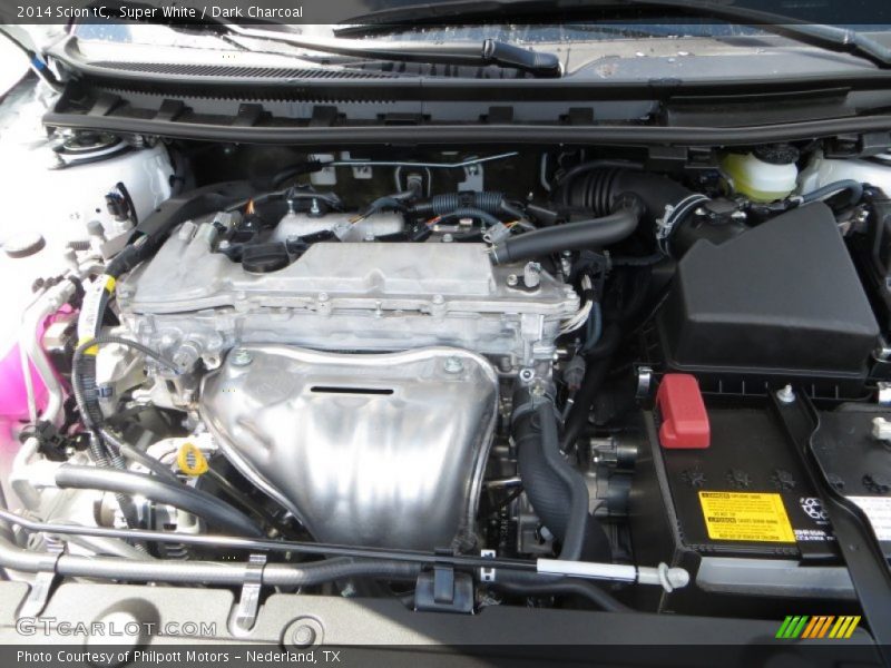 Super White / Dark Charcoal 2014 Scion tC