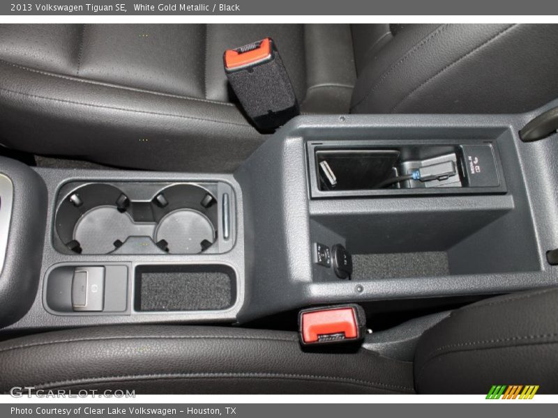 White Gold Metallic / Black 2013 Volkswagen Tiguan SE