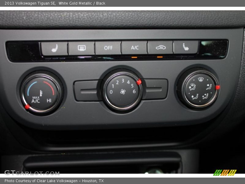 White Gold Metallic / Black 2013 Volkswagen Tiguan SE