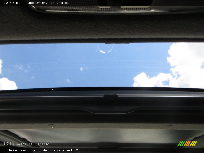 Super White / Dark Charcoal 2014 Scion tC