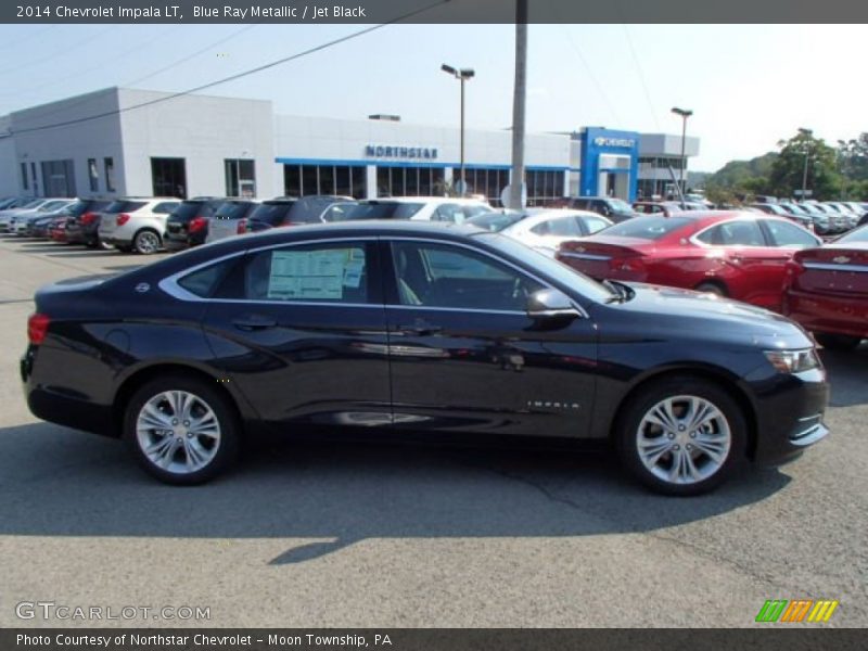 Blue Ray Metallic / Jet Black 2014 Chevrolet Impala LT