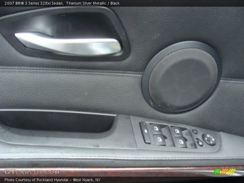 Titanium Silver Metallic / Black 2007 BMW 3 Series 328xi Sedan
